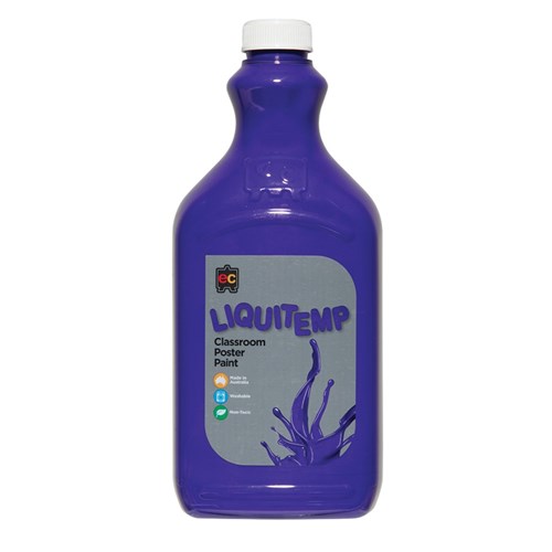 EC Liquitemp Classroom Poster Paint - Purple - 2 Litres