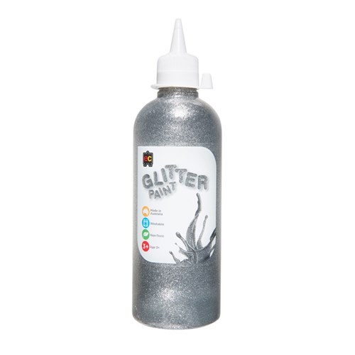 EC Glitter Paint - Silver - 500ml