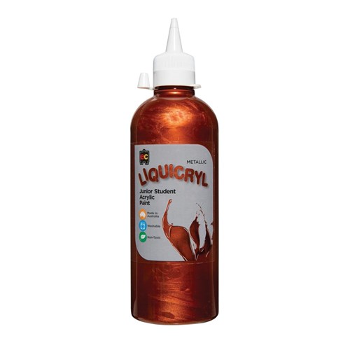 EC Liquicryl Metallic Paint - Copper - 500ml