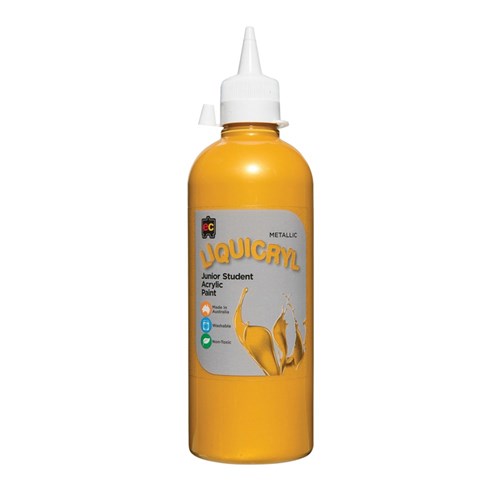 EC Liquicryl Metallic Paint - Gold - 500ml