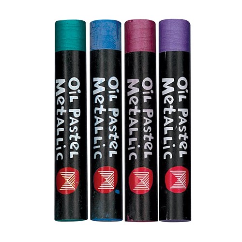 Micador Large Oil Pastels - Metallic - Pack of 12