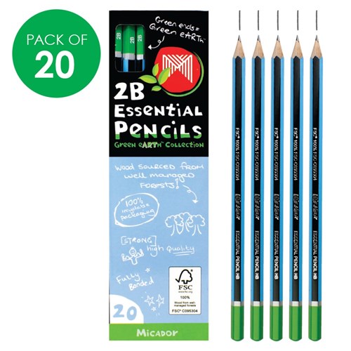 Micador 2B Pencils - Pack of 20