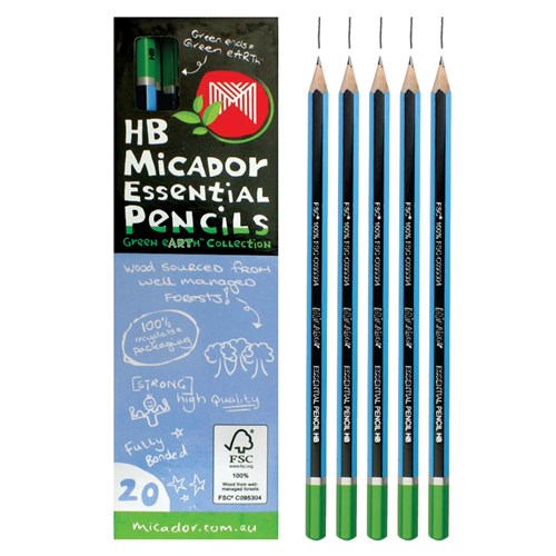 Micador HB Pencils - Pack of 20