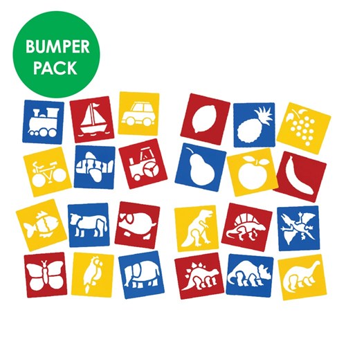 Bumper Stencil Set - Pack of 48
