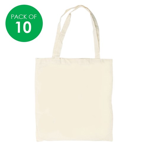 Cotton Bags - Large - Pack of 10