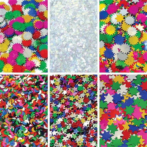 Assorted Sequins Bulk Pack - Pack of 6 Shaker Tubs