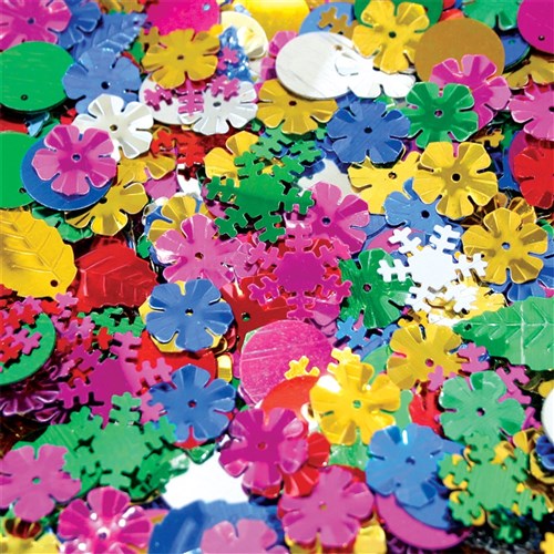 Sequins - Assorted - 500g Pack