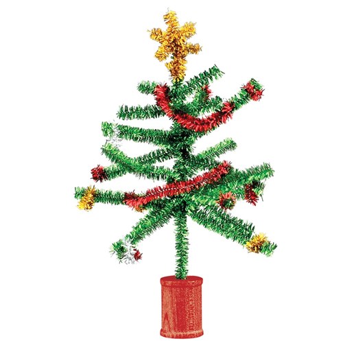 Chenille Stems - Tinsel - Pack of 100