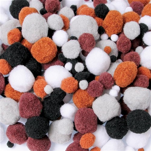 Pom Poms - Animal - Pack of 300