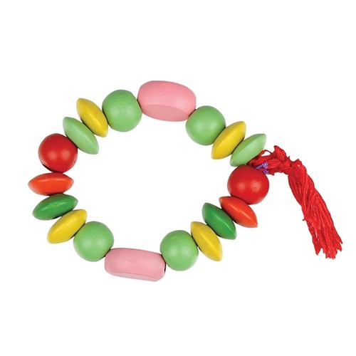 Wooden Beads - Coloured - 500g Pack