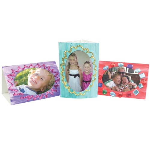 Cardboard Photo Greeting Cards - White - Pack of 60