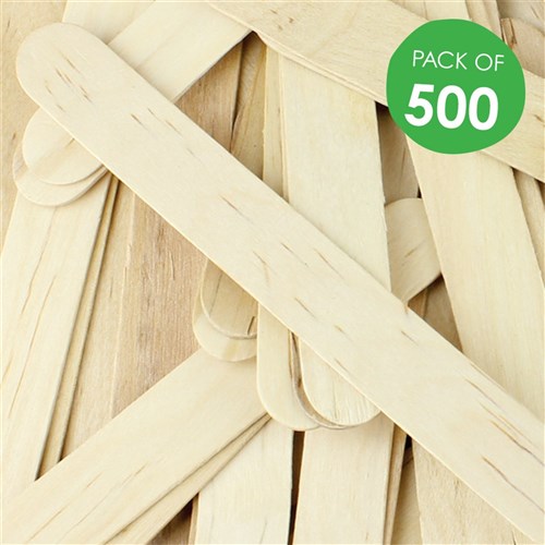 Giant Popsticks - Natural - Pack of 500