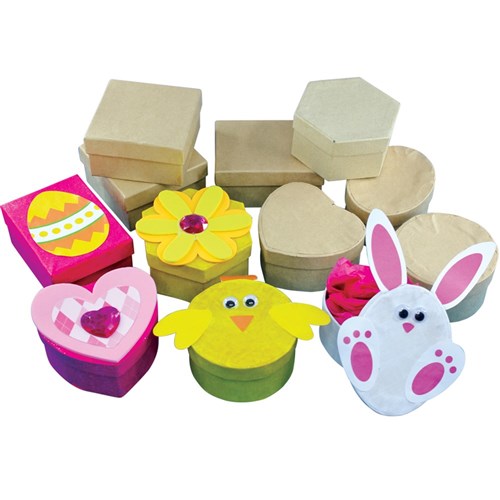 Papier Mache Box Set - Pack of 12