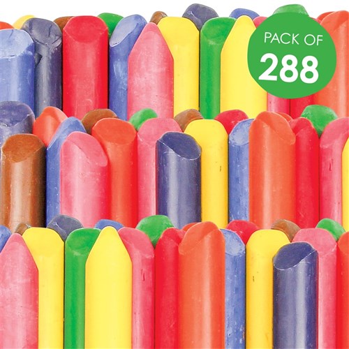 Chubby Crayons Classpack Pack of 288 Crayons CleverPatch Art