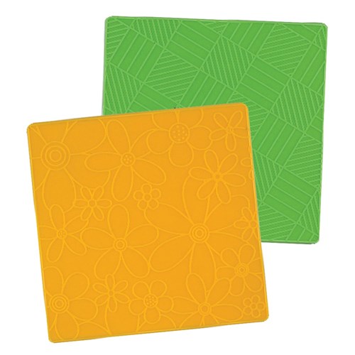 Pattern Rubbing & Embossing Plates - Pack of 4