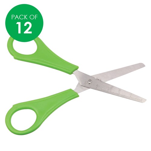 Ruler Scissors - Left Handed  - Pack of 12