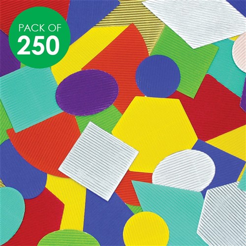 Corrugated Shapes - Pack of 250