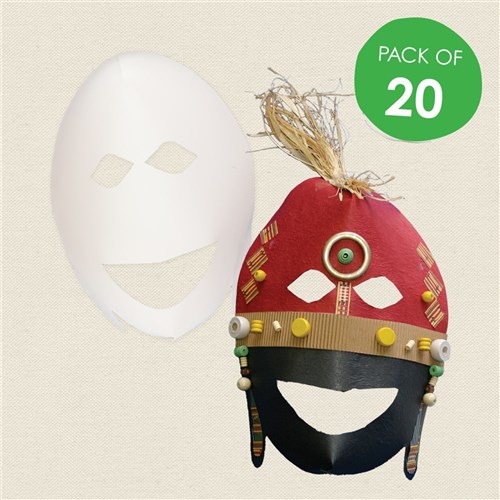 African Masks - Pack of 20