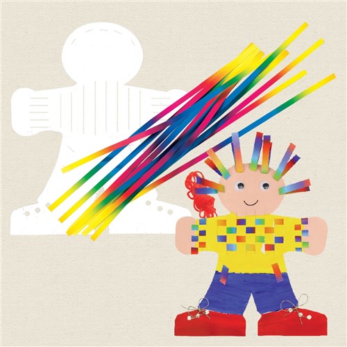 Little People Weaving Mats & Strips - Pack of 24