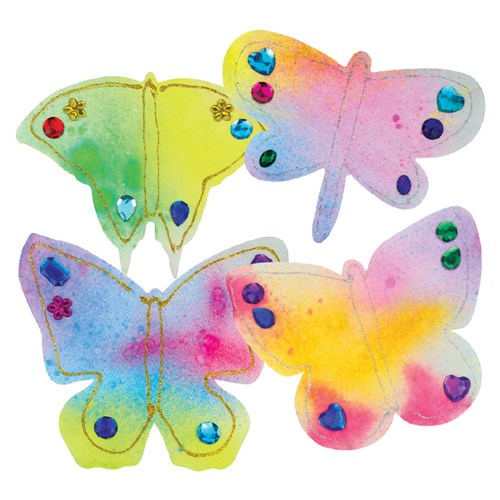 Colour Diffusing Insect Shapes - Pack of 48