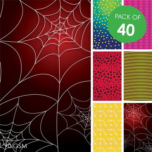 Bug Craft Paper - Pack of 40