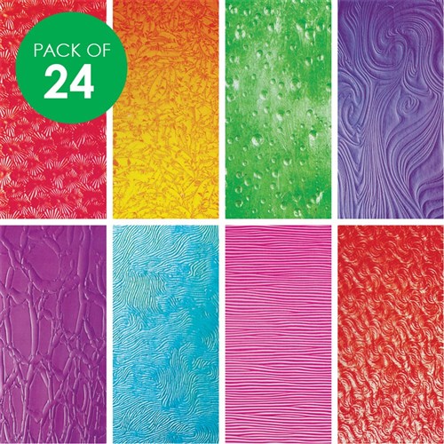 Frosted Glass Craft Paper - Pack of 24