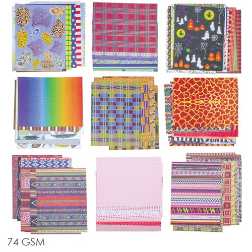 Patterned Paper Group Pack - Pack of 248