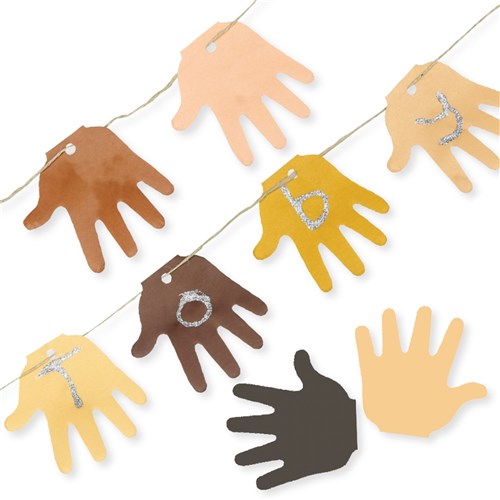 Paper Hands - Multicultural - Pack of 35