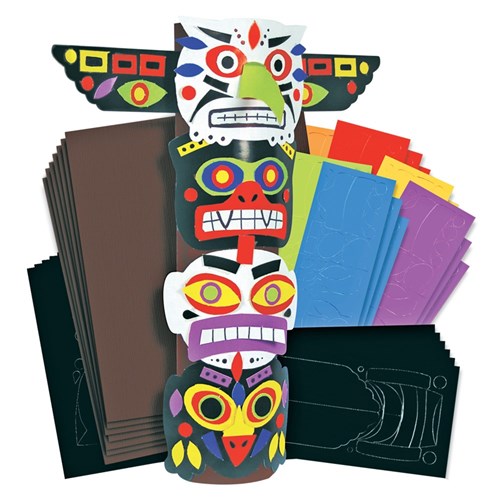Totem Pole Craft Kit - Pack of 12