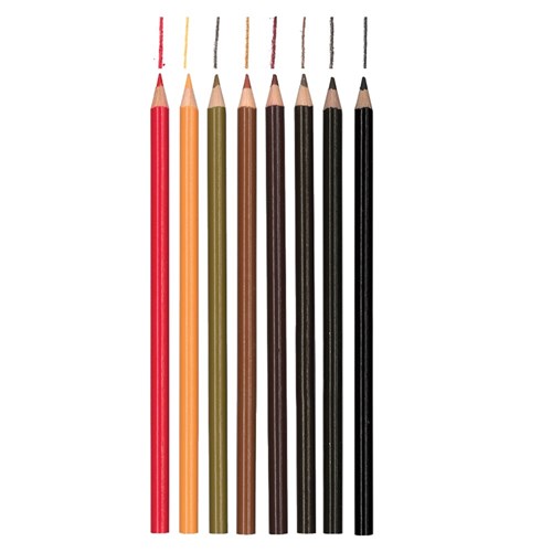 Sargent Art Colors of My  Friends Multicultural Pencils - Pack 8