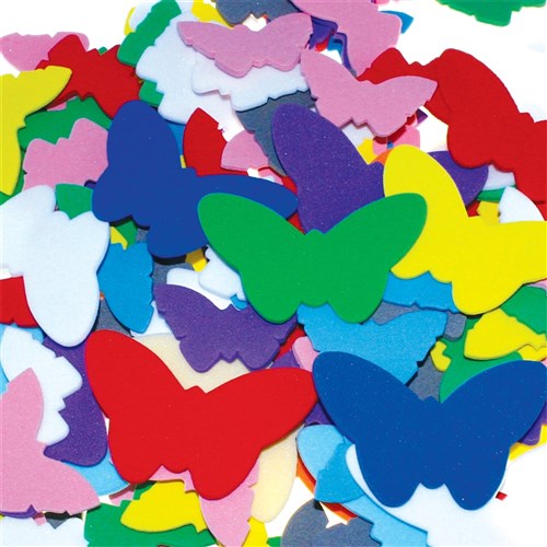 Foam Butterflies - Pack of 160