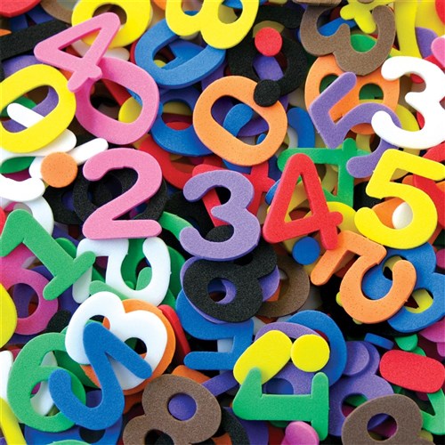 Foam Numbers - Pack of 300