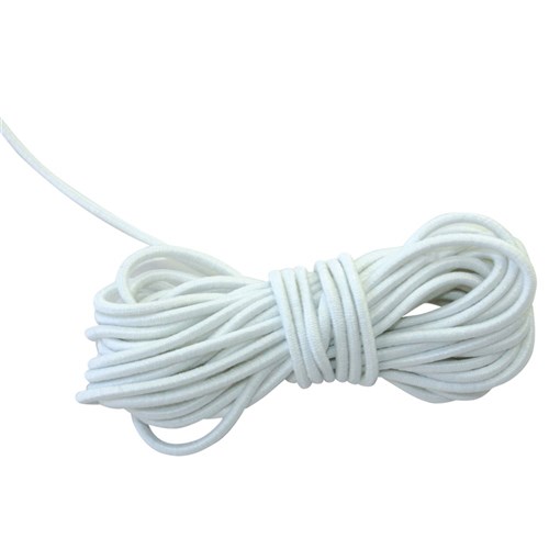 Elastic - White - 4 Metres