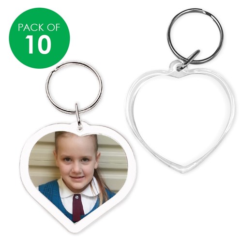 Key Tags - Heart - Pack of 10
