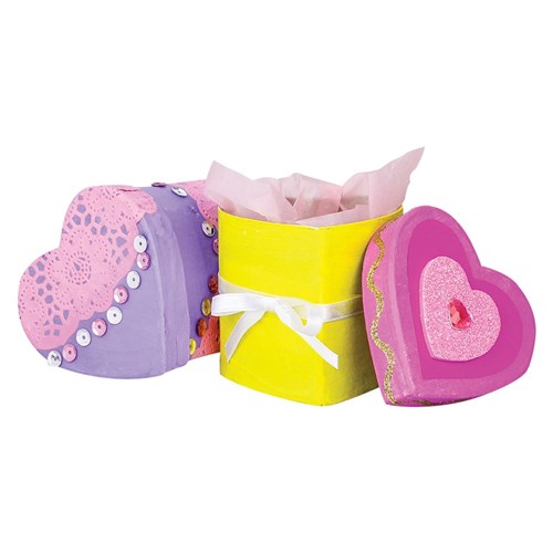 Papier Mache Box - Heart