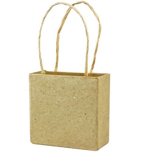 Papier Mache Bag - Square