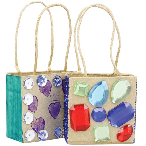 Papier Mache Bag - Square