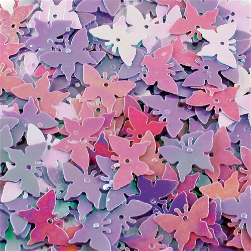 Glitter Butterfly Sequins - 15g Pack