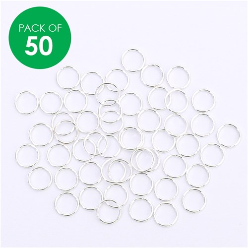 Jump Rings - Silver - Pack of 50