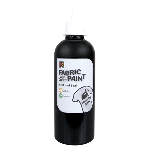 EC Fabric Paint - Black - 500ml