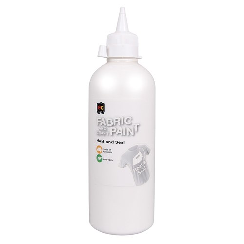 EC Fabric Paint - White - 500ml