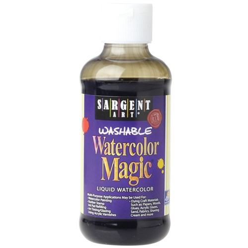 Watercolor Magic Liquid Watercolour - Black - 225ml