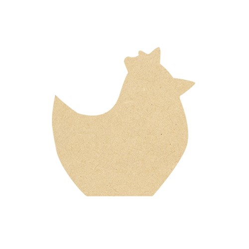 Wooden Chick Shape - Pack of 20