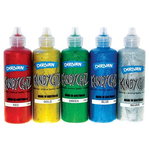 Kindy Glitz - 135ml - Set of 5 colours