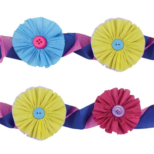 Crepe Streamers - Assorted - Set of 12 Colours