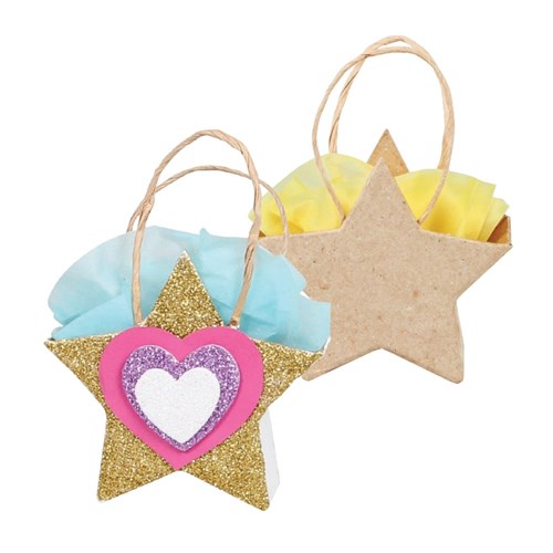 Papier Mache Bag - Star