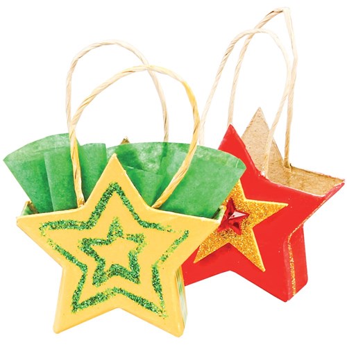 Papier Mache Bag - Star