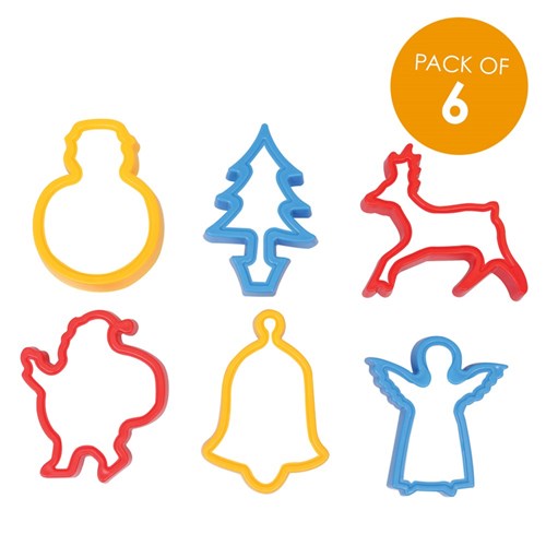 Christmas Cookie Cutters - Pack of 6