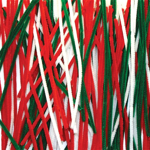 Chenille Stems - Christmas - Pack of 200