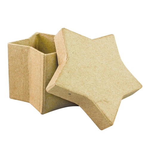 Papier Mache Box - Star